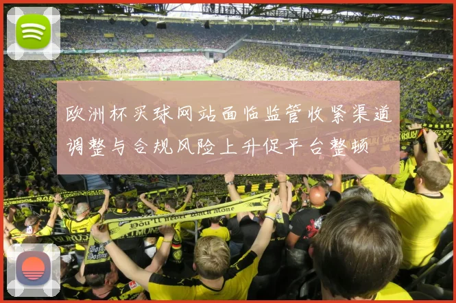 欧洲杯买球网站面临监管收紧渠道调整与合规风险上升促平台整顿